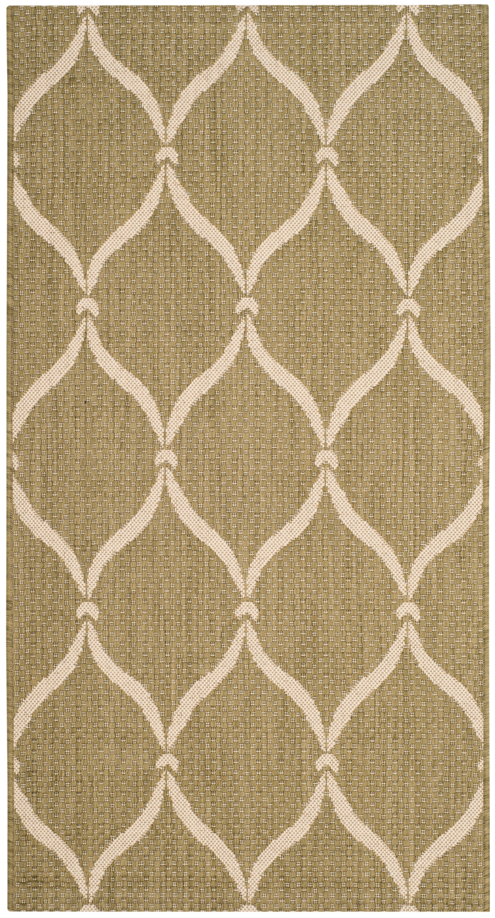 Safavieh Courtyard Cy6654-234 Green/Beige Area Rug