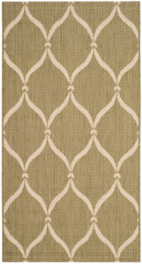 Safavieh Courtyard Cy6654-234 Green/Beige Area Rug