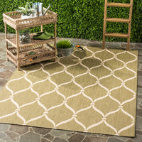 Safavieh Courtyard Cy6654-234 Green/Beige Area Rug