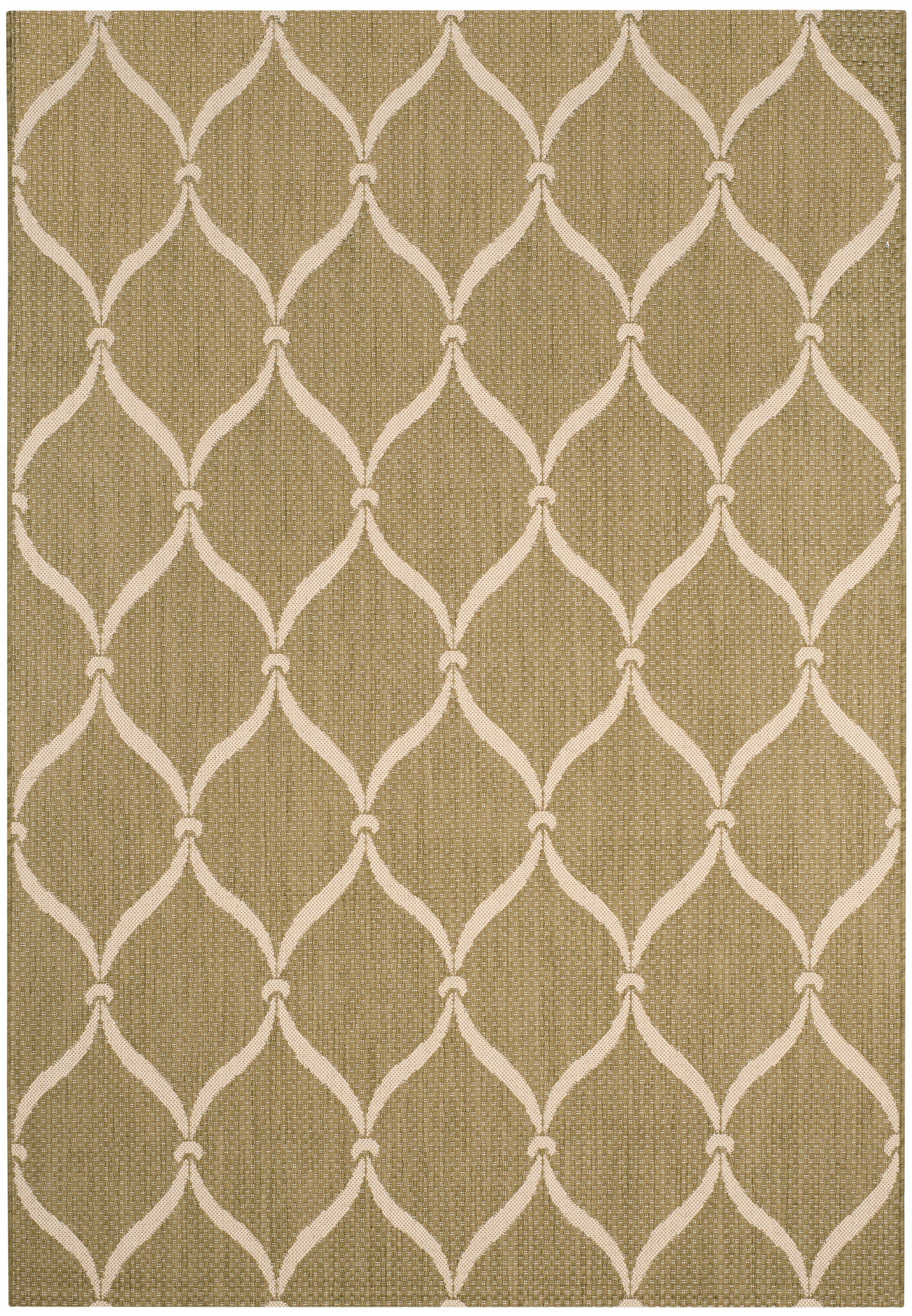 Safavieh Courtyard Cy6654-234 Green/Beige Area Rug