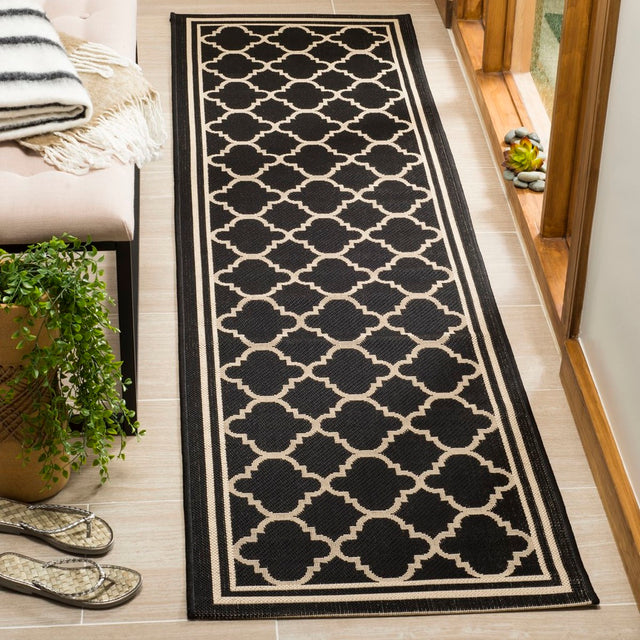 Safavieh Courtyard Cy6918-226 Black / Beige Rugs