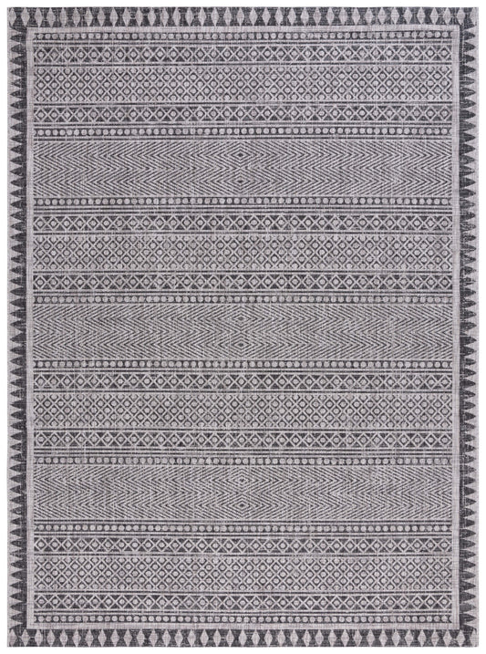 Safavieh Courtyard Cy8081-36621 Black/Beige Area Rug