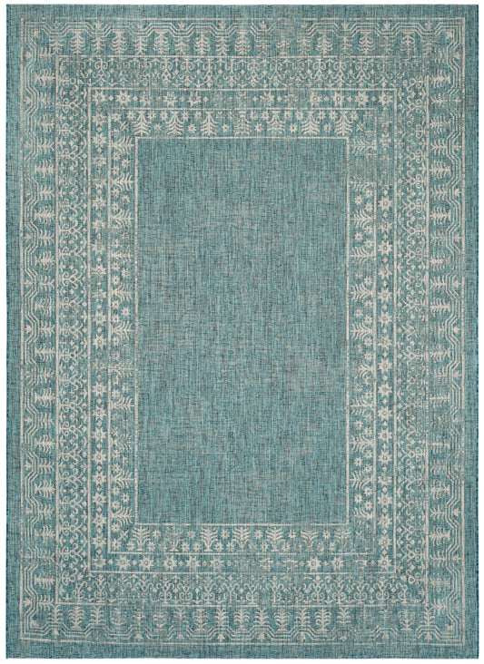 Safavieh Courtyard Cy8482-37221 Blue/Grey Area Rug