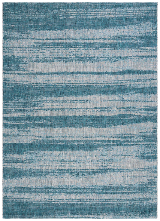 Safavieh Courtyard Cy8526-37212 Grey/Teal Area Rug