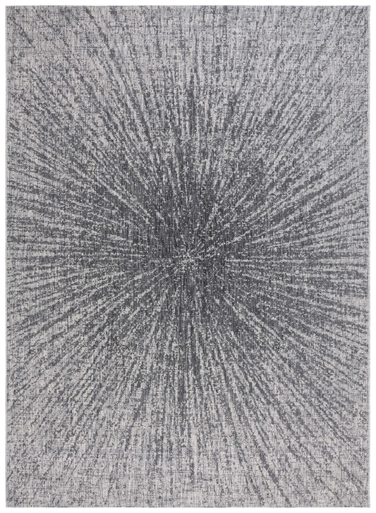 Safavieh Courtyard Cy8795-37612 Grey/Black Area Rug