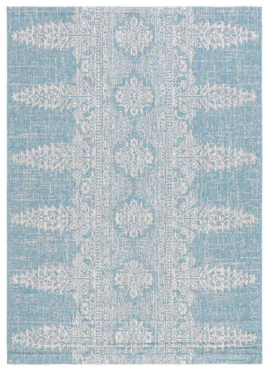 Safavieh Courtyard Cy8796-37121 Aqua/Grey Area Rug