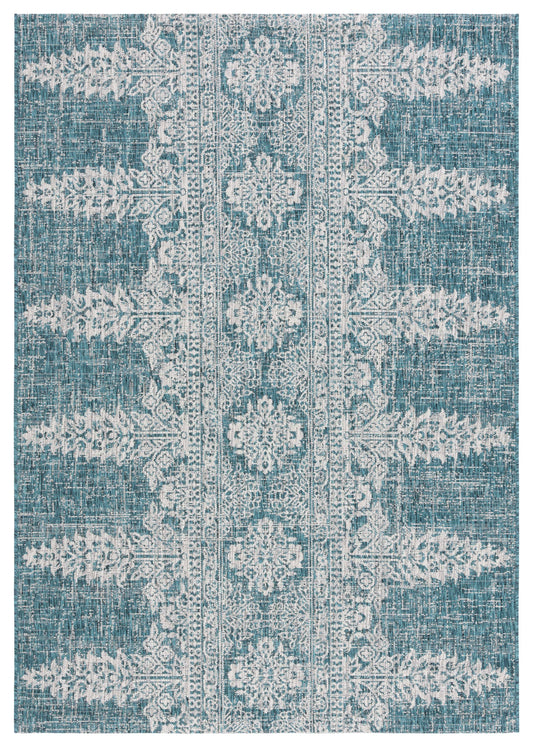 Safavieh Courtyard Cy8796-37221 Teal/Grey Area Rug