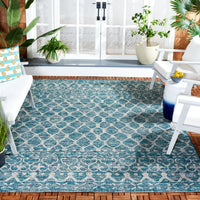 Safavieh Courtyard Cy8798-37221 Teal/Grey Area Rug