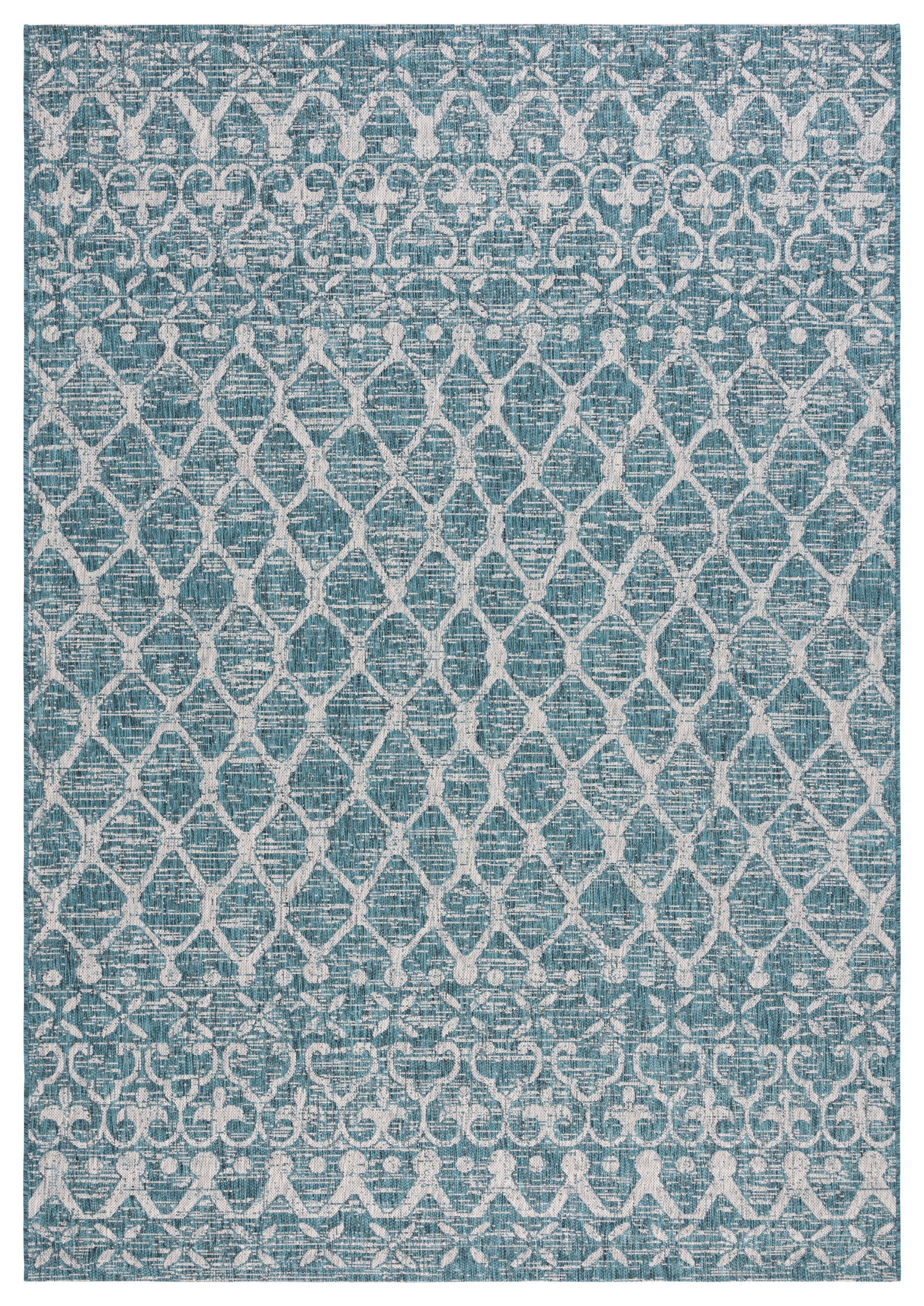 Safavieh Courtyard Cy8798-37221 Teal/Grey Area Rug