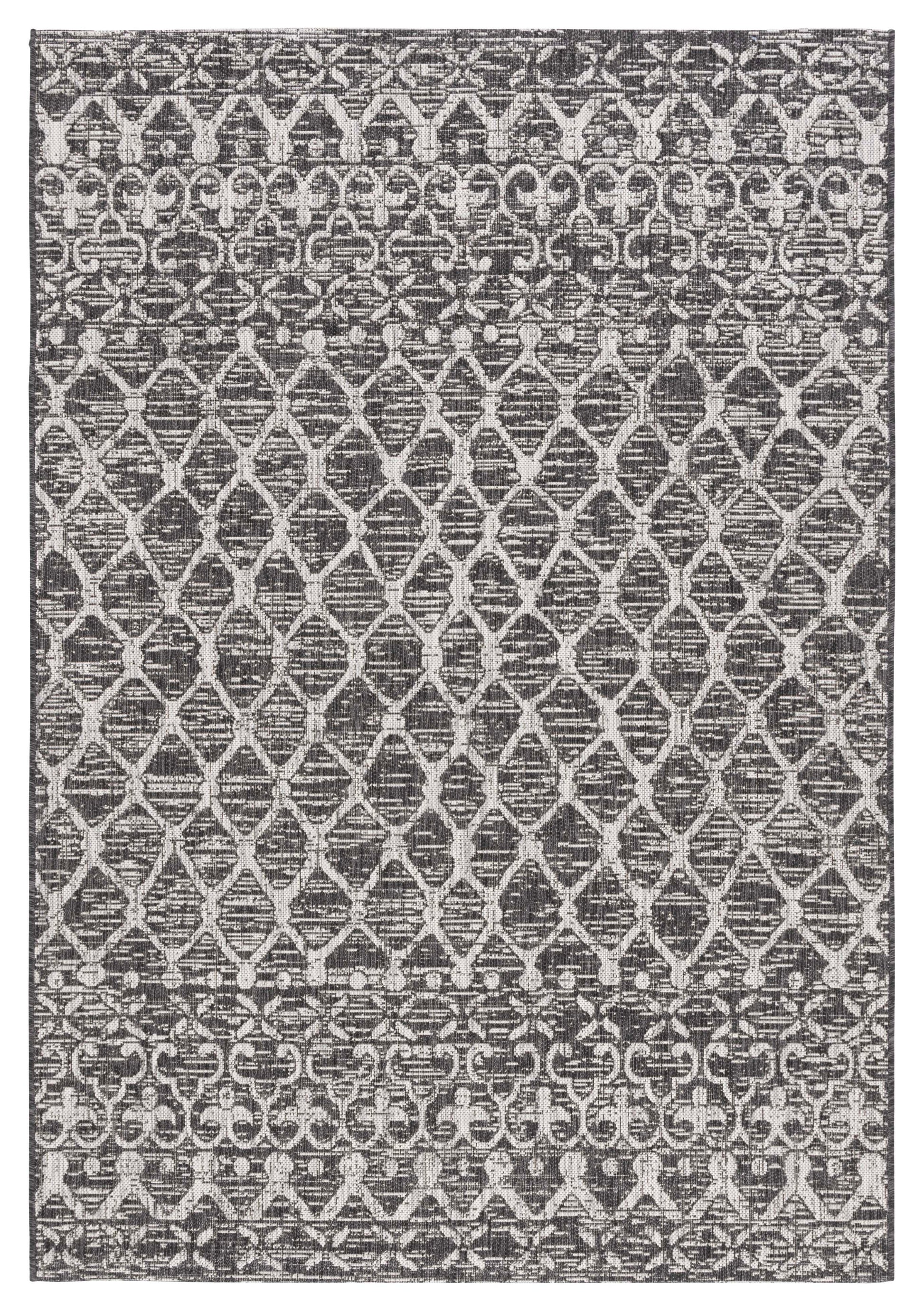 Safavieh Courtyard Cy8798-37621 Black/Grey Area Rug