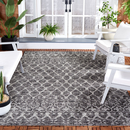 Safavieh Courtyard Cy8798-37621 Black/Grey Area Rug