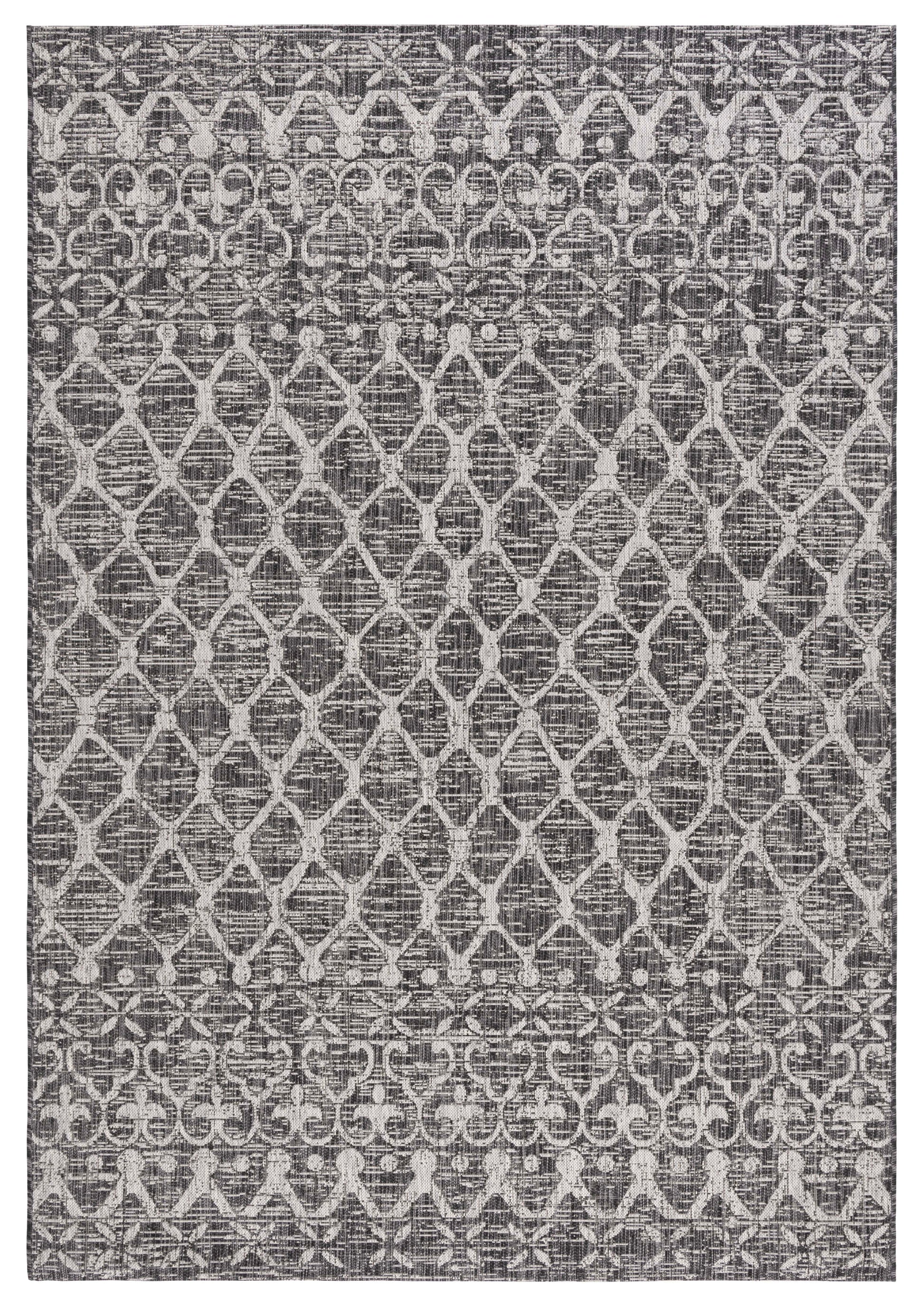 Safavieh Courtyard Cy8798-37621 Black/Grey Area Rug