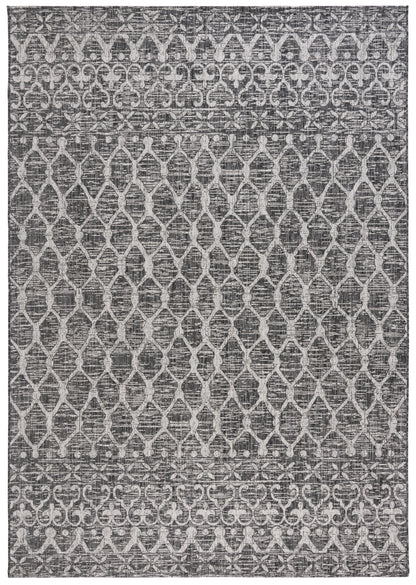 Safavieh Courtyard Cy8798-37621 Black/Grey Area Rug