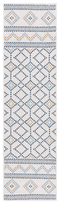 Safavieh Courtyard Cy9681-53455 Ivory/Navy Yellow Area Rug