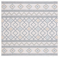 Safavieh Courtyard Cy9681-53455 Ivory/Navy Yellow Area Rug