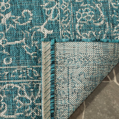 Safavieh Courtyard Cyb8680-37221 Turquoise Area Rug