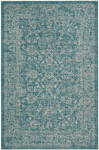 Safavieh Courtyard Cyb8680-37221 Turquoise Area Rug