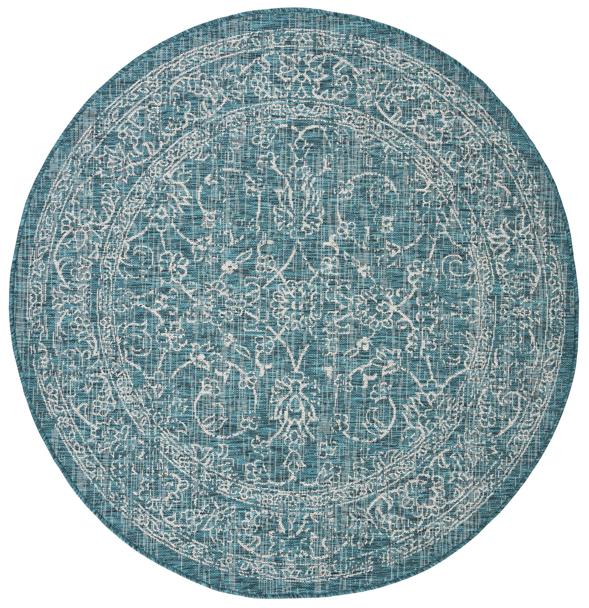 Safavieh Courtyard Cyb8680-37221 Turquoise Area Rug