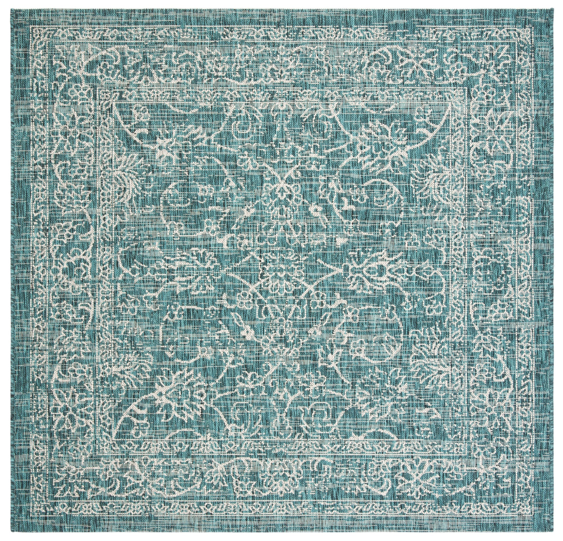 Safavieh Courtyard Cyb8680-37221 Turquoise Area Rug