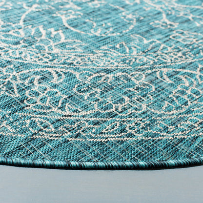 Safavieh Courtyard Cyb8680-37221 Turquoise Area Rug