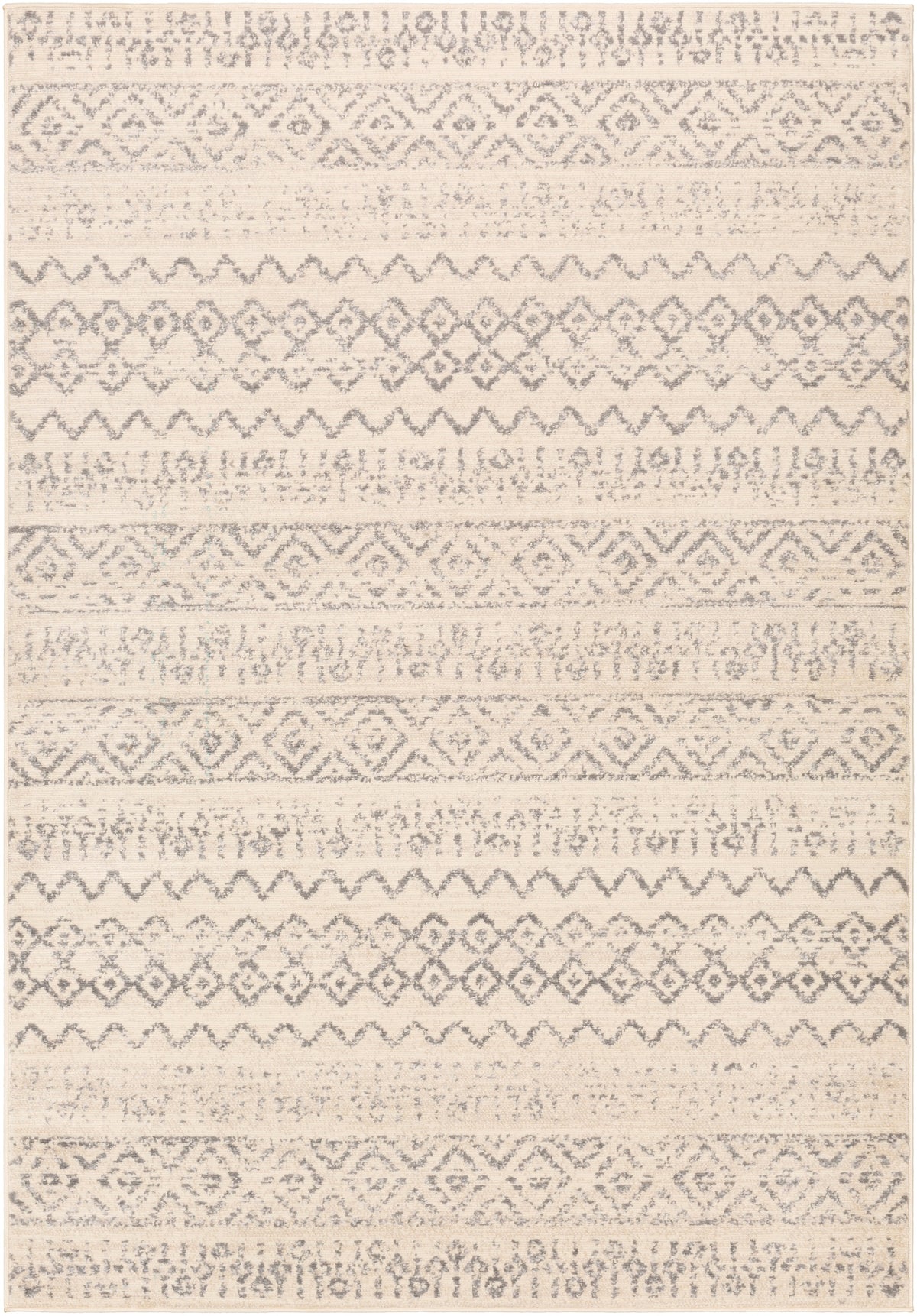 Surya City Light Cyl-2309 Charcoal, Wheat, Cream, Light Gray Rugs.