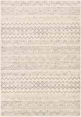 Surya City Light Cyl-2309 Charcoal, Wheat, Cream, Light Gray Rugs.
