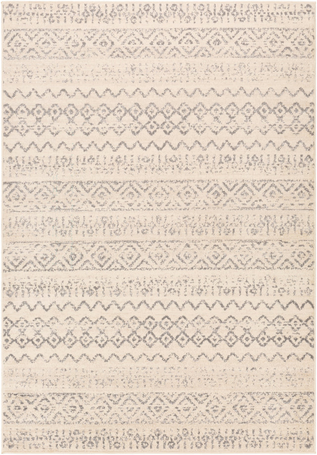 Surya City Light Cyl-2309 Charcoal, Wheat, Cream, Light Gray Rugs.
