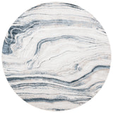Safavieh Parker 6'-7" x 6'-7" Rug in Ivory / Navy
