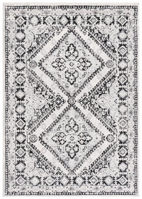 Safavieh Tulum 4'-0" x 6'-0" Rug in Ivory / Black