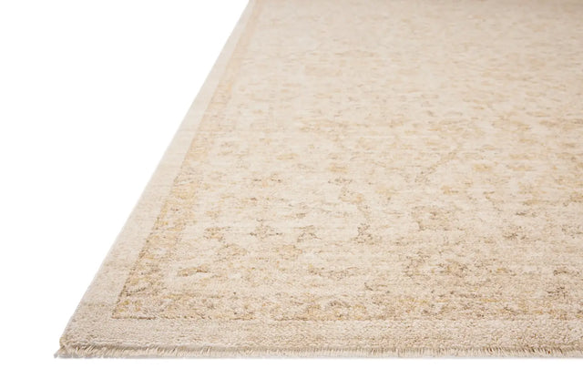 Chris Loves Julia x Loloi Palma PLM-01 Ivory / Sand Rug - rug corner