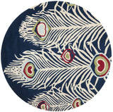 Safavieh Soho 6'-0" x 6'-0" Rug in Blue / Ivory