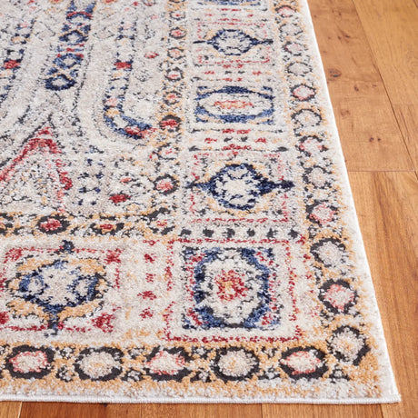 Safavieh Luna 4'-5" x 6'-5" Rug in Beige / Blue Rust