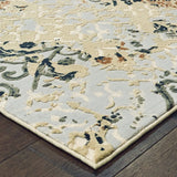 Oriental Weavers Sphinx Bowen 108W Grey / Gold Rugs - corner detail
