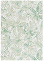 Safavieh Courtyard 4'-0" x 5'-7" Rug in Ivory / Green