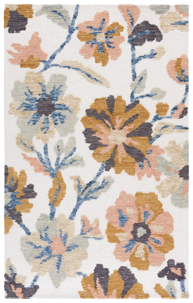 Safavieh Jardin 4'-0" x 6'-0" Rug in Ivory / Blue