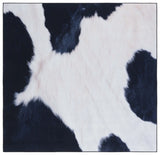 Safavieh Faux Hide 6'-0" x 6'-0" Rug in Ivory / Dark Blue