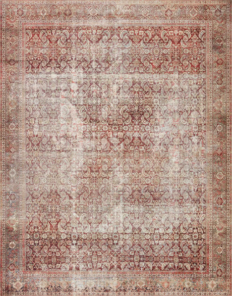 Loloi Layla Lay-11 Cinnamon/Sage Rugs - main flat