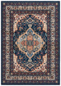 Safavieh Journey 4'-4" x 6'-4" Rug in Navy / Ivory