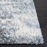 Safavieh Berber Shag 200 4'-0" x 6'-0" Rug in Ivory / Grey