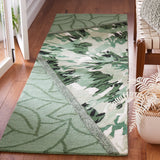 Safavieh Fifth Avenue 2'-3" x 8'-0" Rug in Green / Ivory