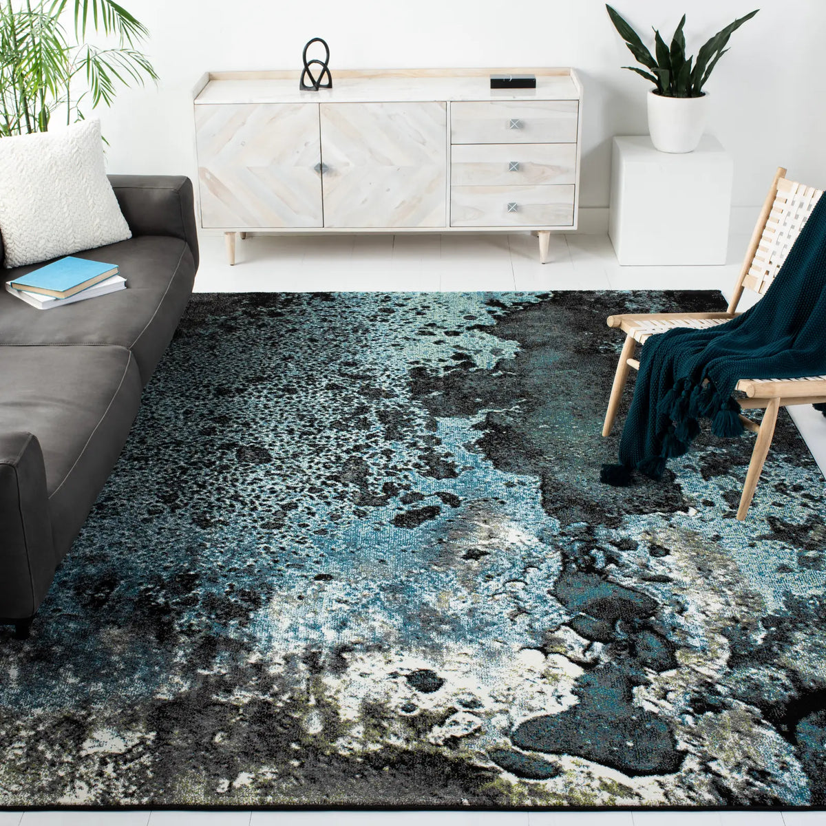 Safavieh Glacier 10'-6" x 14'-0" Rug in Blue / Multi