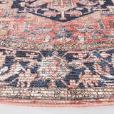Safavieh Serapi 6'-7" x 6'-7" Rug in Rust / Navy