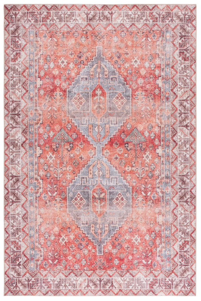 Safavieh Vintage Serapi 600 5'-1" x 7'-6" Rug in Red / Blue