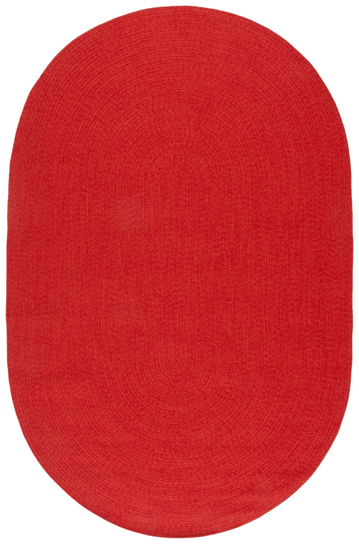 Safavieh Braided 5'-0" x 8'-0" Rug in Rust / Red