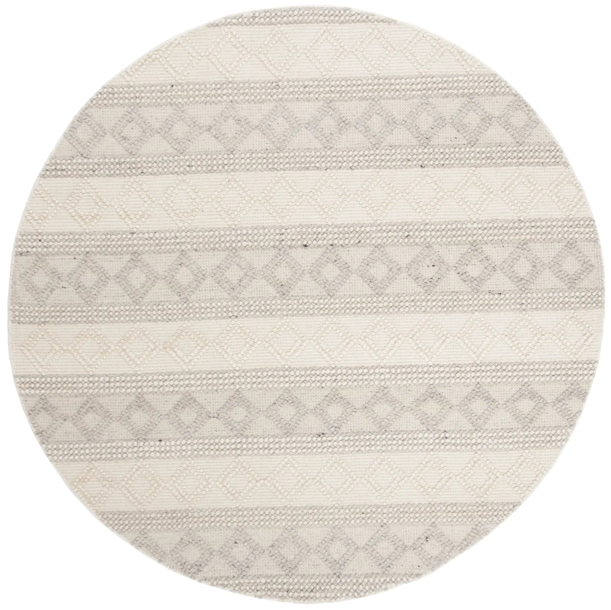 Safavieh Natura 6'-0" x 6'-0" Rug in Grey / Ivory