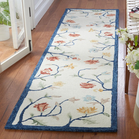 Safavieh Metro 2'-3" x 9'-0" Rug in Ivory / Blue