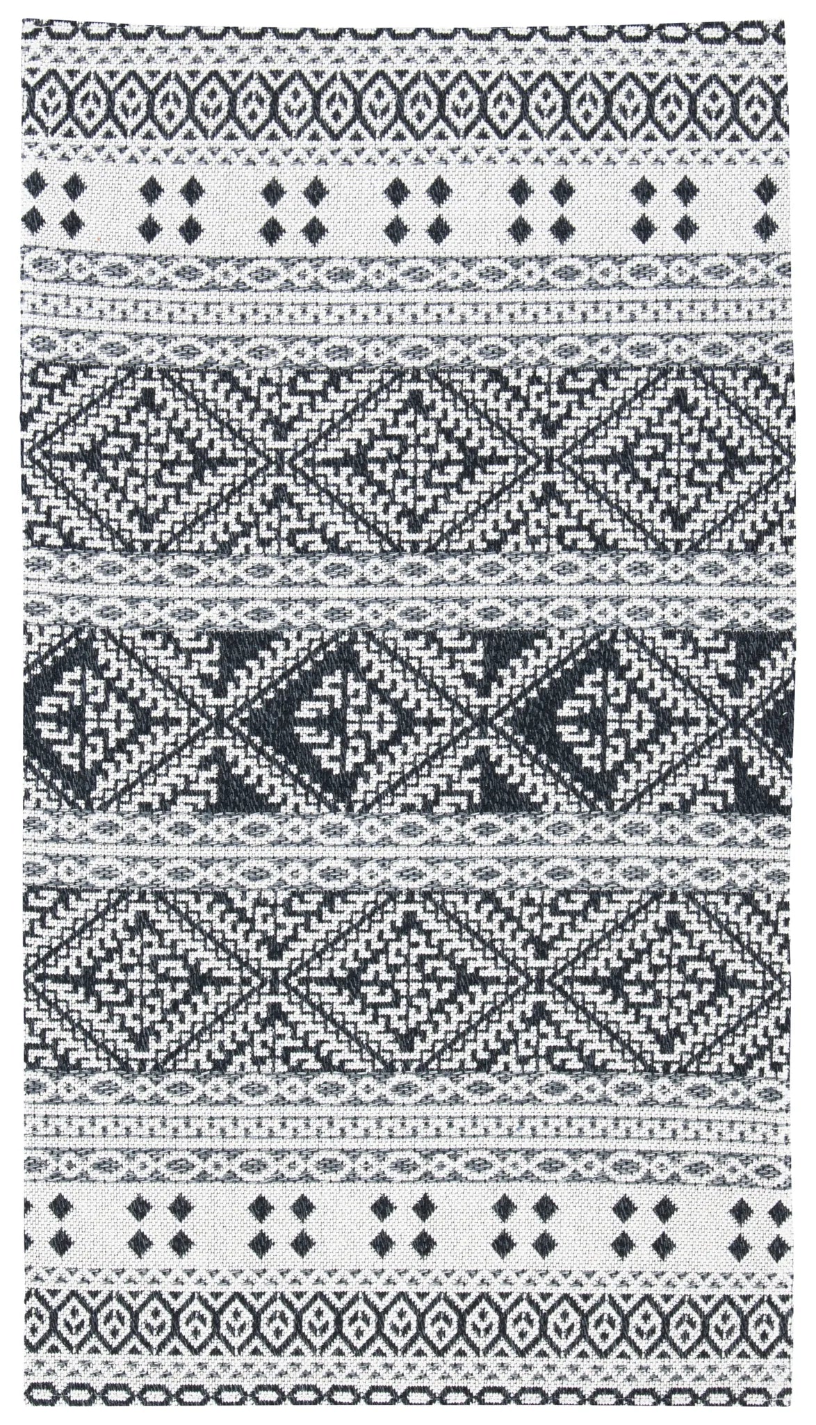 Safavieh Augustine 2'-10" x 5'-0" Rug in Black / Cream