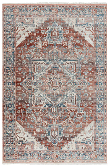 Safavieh Vintage Persian 4'-0" x 6'-0" Rug in Rust / Navy