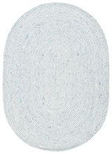 Safavieh Braided 5'-0" x 7'-0" Rug in Grey / Ivory