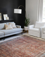 Loloi Layla Lay-01 Brick / Blue Rugs - room scene 2